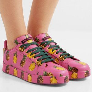 🍍 New Dolce & Gabbana pink Pineapple sneakers 39/8